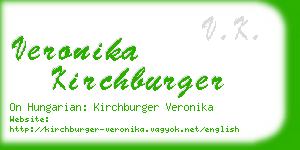 veronika kirchburger business card